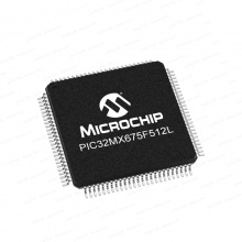 MICROCHIP PIC32MX675F512L-80I/PF PIC32MX675F512L 80I/PF 封装：TQFP100 PN：PIC32MX675F512L-80I/PF